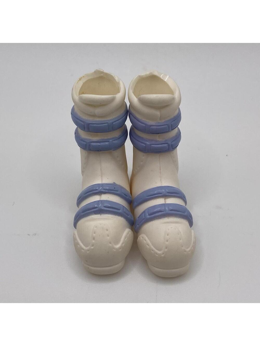 Barbie Boots- Ski/ Snowboard White And Blue Boots B9